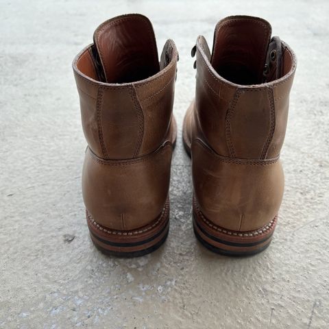 Grant Stone Nora Boot in Horween Dune Chromexcel