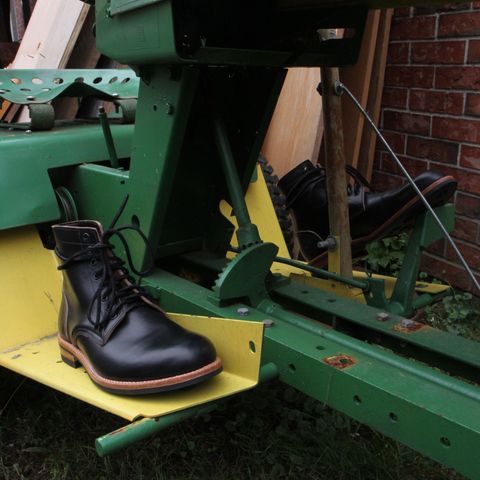 Oak Street Bootmakers Trench Boot in Horween Black Chromexcel