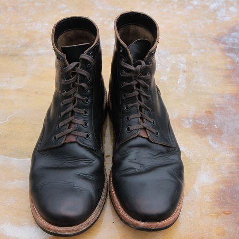 Oak Street Bootmakers Trench Boot in Horween Black Chromexcel
