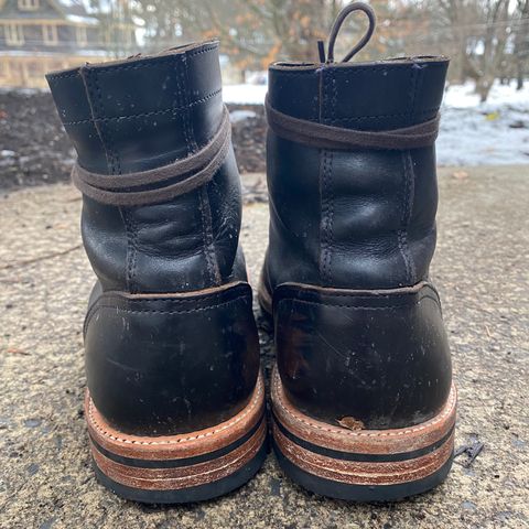 Oak Street Bootmakers Trench Boot in Horween Black Chromexcel