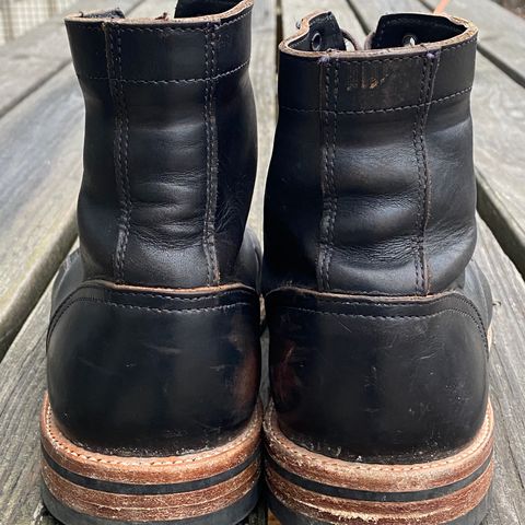 View photo of Oak Street Bootmakers Trench Boot in Horween Black Chromexcel