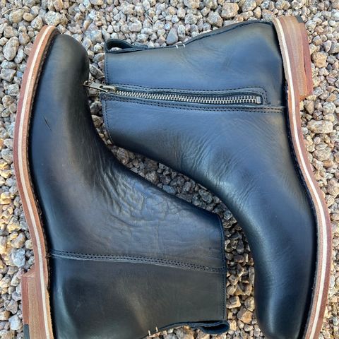 View photo of HELM Boots The Pablo in B' Leather Black Balthazar