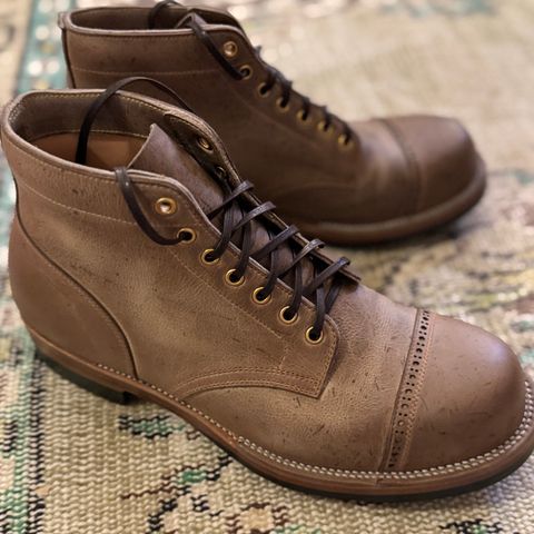 Iron Boots Pitman in C.F. Stead Gaucho Waxy Kudu