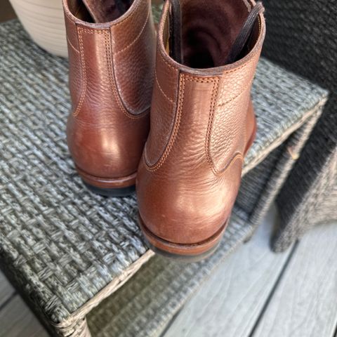 Iron Boots Devil Dog in Coffee Brown Italy Waxed Bullhide