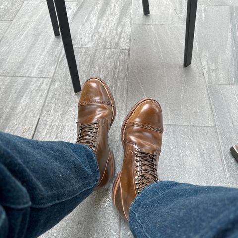 Viberg Service Boot BCT in Horween Calvados Shell Cordovan