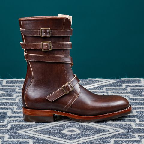 Briselblack The Hanker Tanker Boots in Maryam Thick Horsebutt Overdye brown