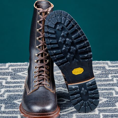 Sagara Boondocker in Horween Dark Brown Waxed Flesh