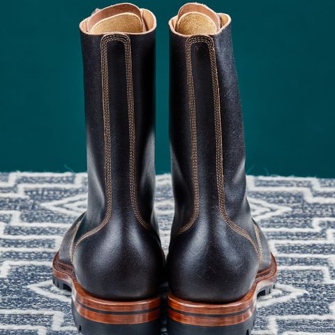 Sagara Boondocker in Horween Dark Brown Waxed Flesh