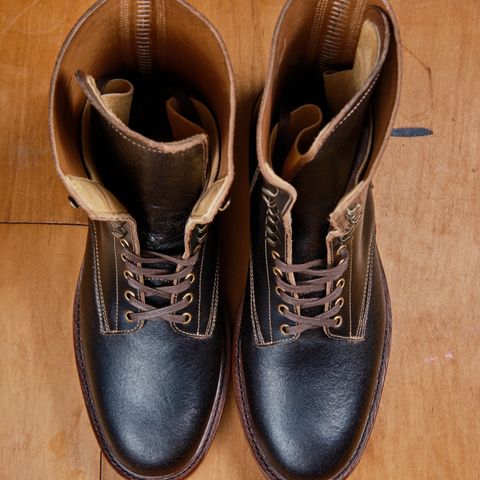 Sagara Boondocker in Horween Dark Brown Waxed Flesh