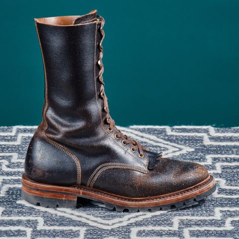 View photo of Sagara Boondocker in Horween Dark Brown Waxed Flesh