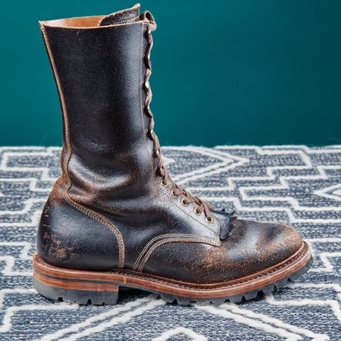 View photo of Sagara Boondocker in Horween Dark Brown Waxed Flesh