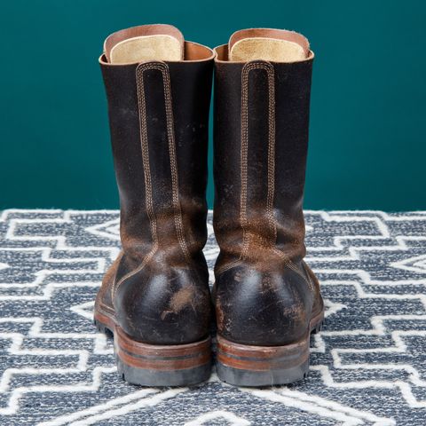 View photo of Sagara Boondocker in Horween Dark Brown Waxed Flesh