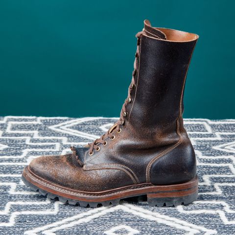 View photo of Sagara Boondocker in Horween Dark Brown Waxed Flesh