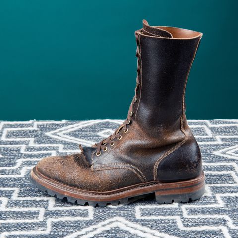 Sagara Boondocker in Horween Dark Brown Waxed Flesh