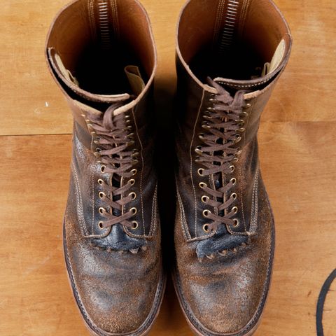 Sagara Boondocker in Horween Dark Brown Waxed Flesh