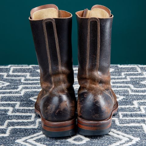 Sagara Boondocker in Horween Dark Brown Waxed Flesh