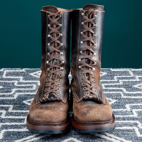 Sagara Boondocker in Horween Dark Brown Waxed Flesh
