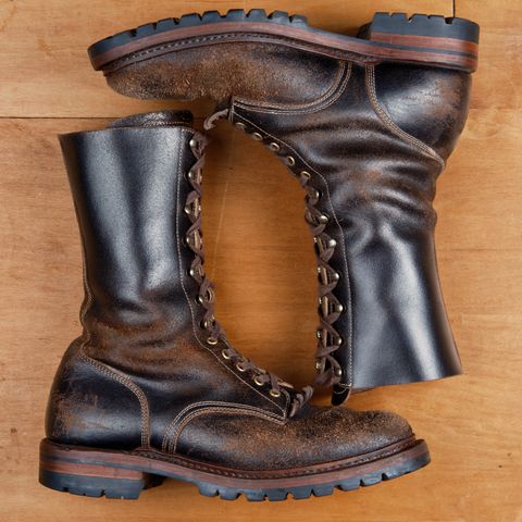 Sagara Boondocker in Horween Dark Brown Waxed Flesh