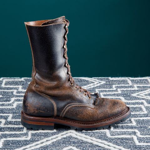Sagara Boondocker in Horween Dark Brown Waxed Flesh