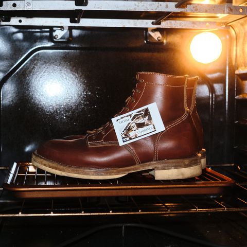 Oldspeed Service Boot 6” in Horween Timber Chromexcel