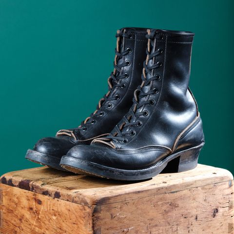 Nicks Lace to Toe Heritage in Horween Black Chromexcel