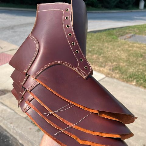 View photo of Oldspeed Service Boot 6” in Horween Timber Chromexcel