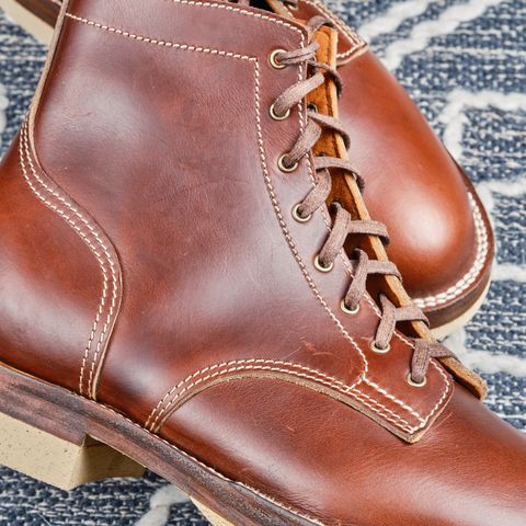 View photo of Oldspeed Service Boot 6” in Horween Timber Chromexcel