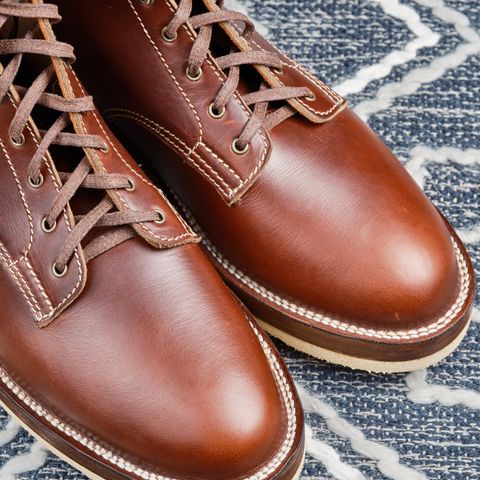 View photo of Oldspeed Service Boot 6” in Horween Timber Chromexcel