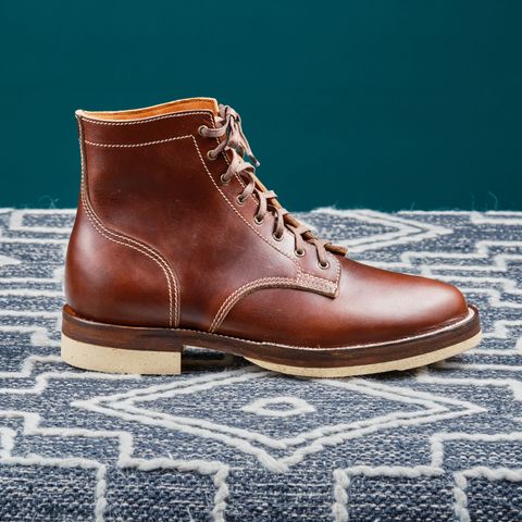 View photo of Oldspeed Service Boot 6” in Horween Timber Chromexcel