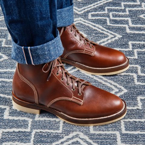 View photo of Oldspeed Service Boot 6” in Horween Timber Chromexcel