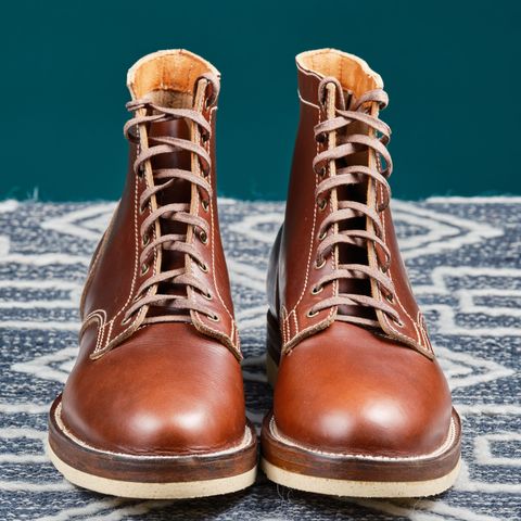 View photo of Oldspeed Service Boot 6” in Horween Timber Chromexcel