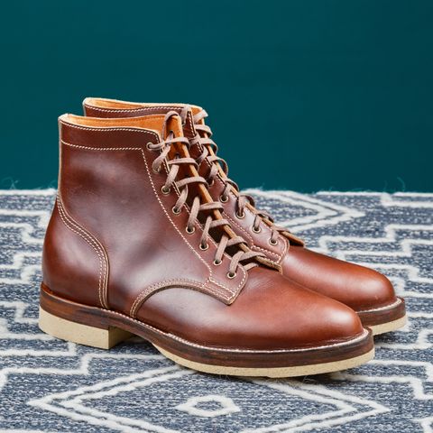 View photo of Oldspeed Service Boot 6” in Horween Timber Chromexcel