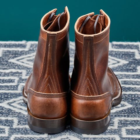 View photo of Nicks Lace Up Heritage in Italian Brown Cypress