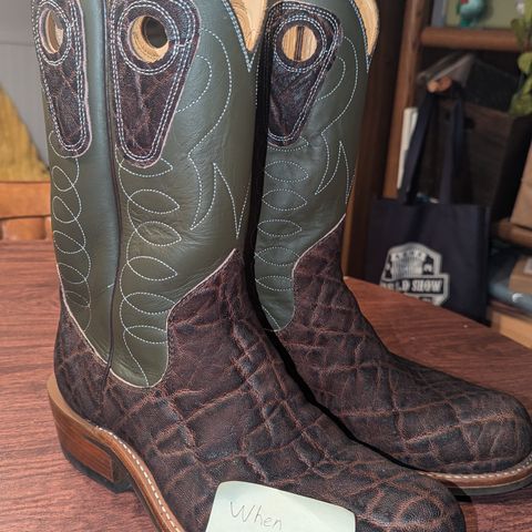 Beck Custom Cowboy Boots in Brown Elephant