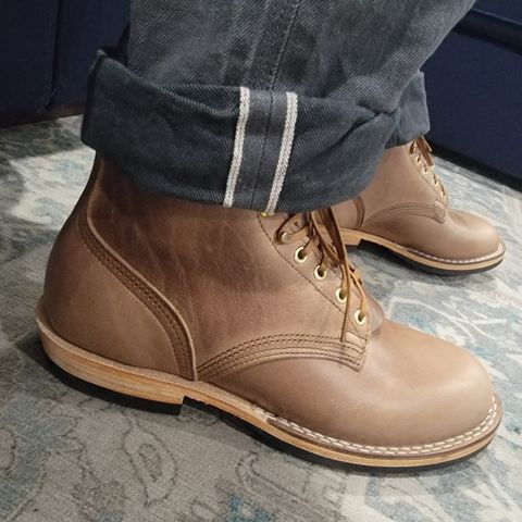Nicks MTO in Horween Natural Chromexcel