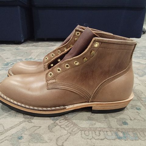 Nicks MTO in Horween Natural Chromexcel