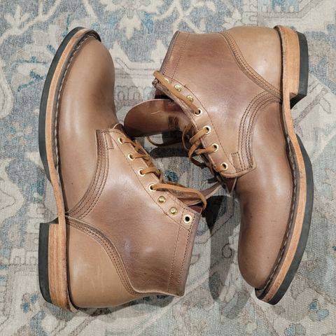 Nicks MTO in Horween Natural Chromexcel