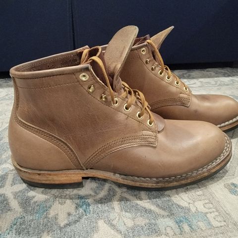 Nicks MTO in Horween Natural Chromexcel