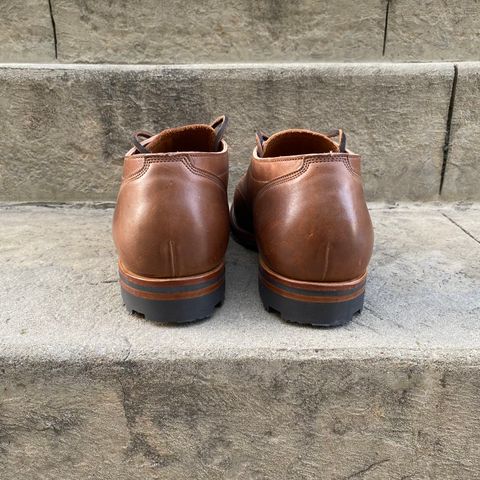 Viberg 145 Oxford in Horween Natural Essex Workshoe Butt