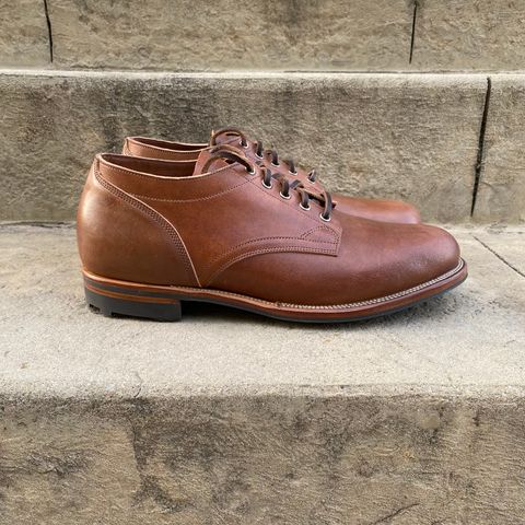 Viberg 145 Oxford in Horween Natural Essex Workshoe Butt