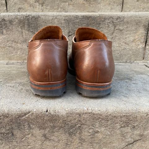 Viberg 145 Oxford in Horween Natural Essex Workshoe Butt
