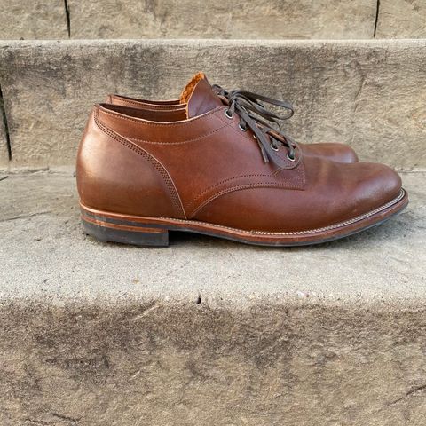 Viberg 145 Oxford in Horween Natural Essex Workshoe Butt