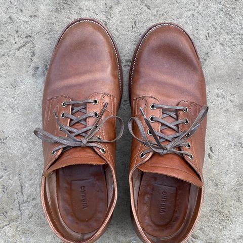 Viberg 145 Oxford in Horween Natural Essex Workshoe Butt