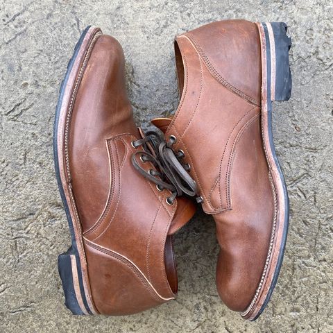 Search result thumbnail of Viberg 145 Oxford in Horween Natural Essex Workshoe Butt