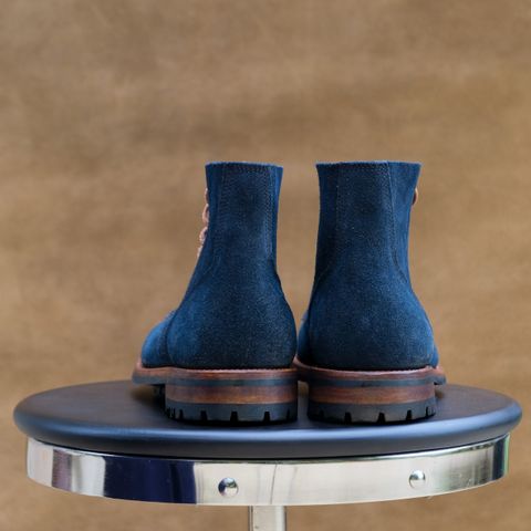 Oak Street Bootmakers Field Boot in Horween Natural Indigo Chromexcel Roughout