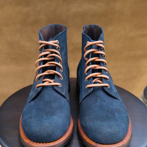 Oak Street Bootmakers Field Boot in Horween Natural Indigo Chromexcel Roughout
