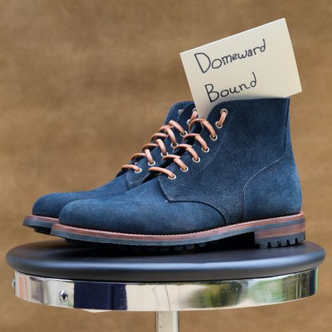 Search result thumbnail of Oak Street Bootmakers Field Boot in Horween Natural Indigo Chromexcel Roughout