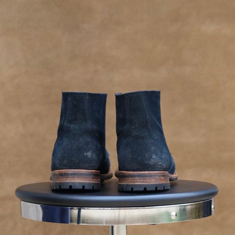 Oak Street Bootmakers Field Boot in Horween Natural Indigo Chromexcel Roughout