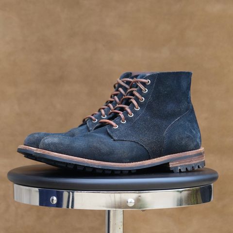 Oak Street Bootmakers Field Boot in Horween Natural Indigo Chromexcel Roughout