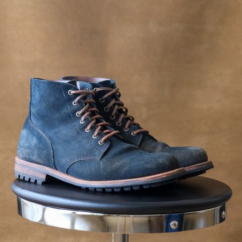 Oak Street Bootmakers Field Boot in Horween Natural Indigo Chromexcel Roughout